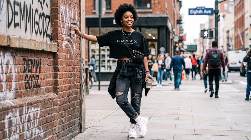 How to Style Oversized Crop Tees for Urban Edge