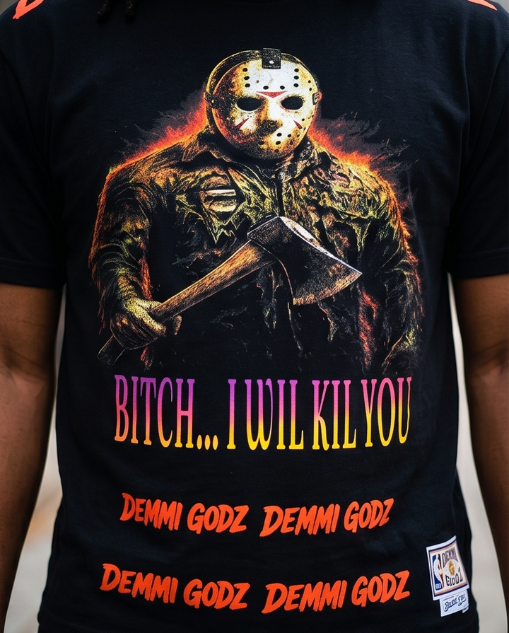 Jason Friday the 13th Urban Casual Wear Shirt Set - Urban Shirt &amp; Short Set (XLarge) - Demmi Godz Clothing Company