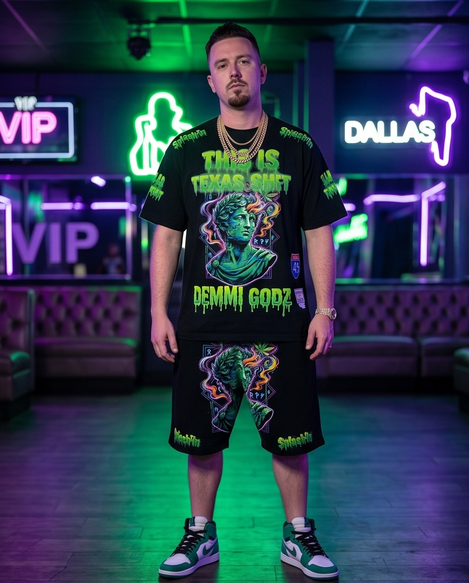 Michelangelo Swag — Urban Shirt & Short Set (XL)