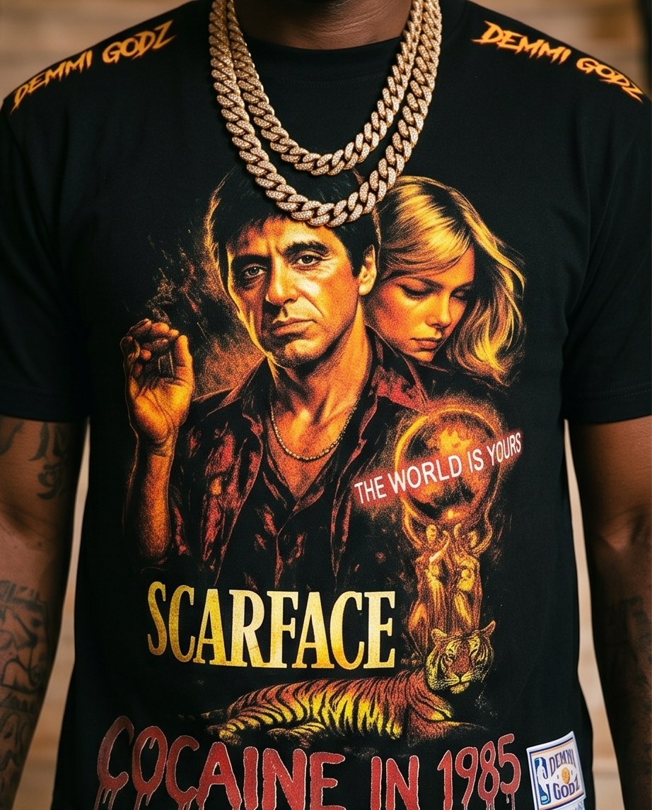 Scarface Urban Shirt & Short Set — Size M - One of a Kind
