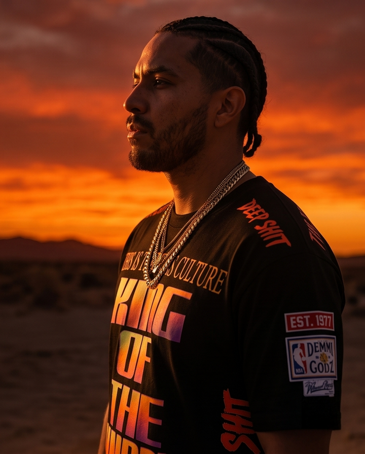 Mad Max Urban Shirt Set - King of the Thunder Dome in Large for Ultimate Urban Casual Wear - Demmi Godz Clothing Company