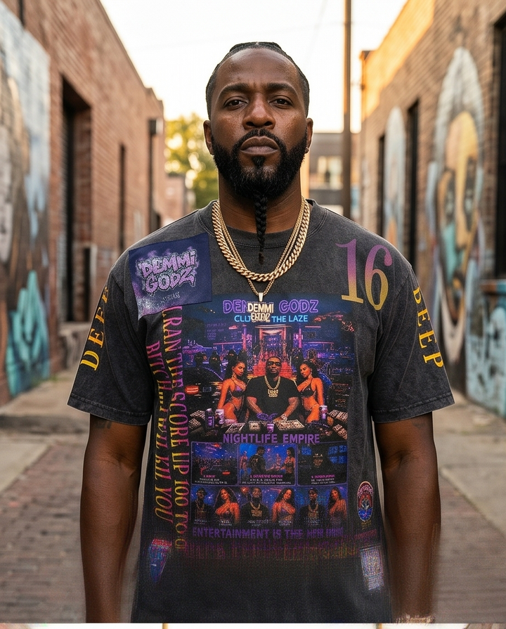 Texas Culture Vintage Tee - Unique Black Vintage-Wash Men&