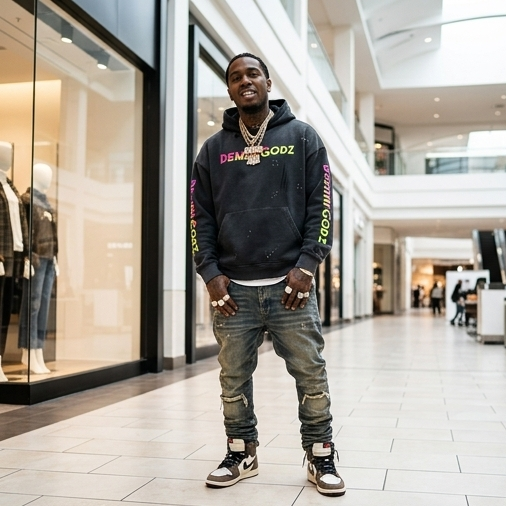 Urban Vintage Wash Large Oversized Hoodie - Perfect Urban Oversized Hoodie for Style and Comfort - Demmi Godz Clothing Company
