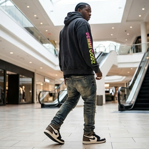 Urban Vintage Wash Large Oversized Hoodie - Perfect Urban Oversized Hoodie for Style and Comfort - Demmi Godz Clothing Company