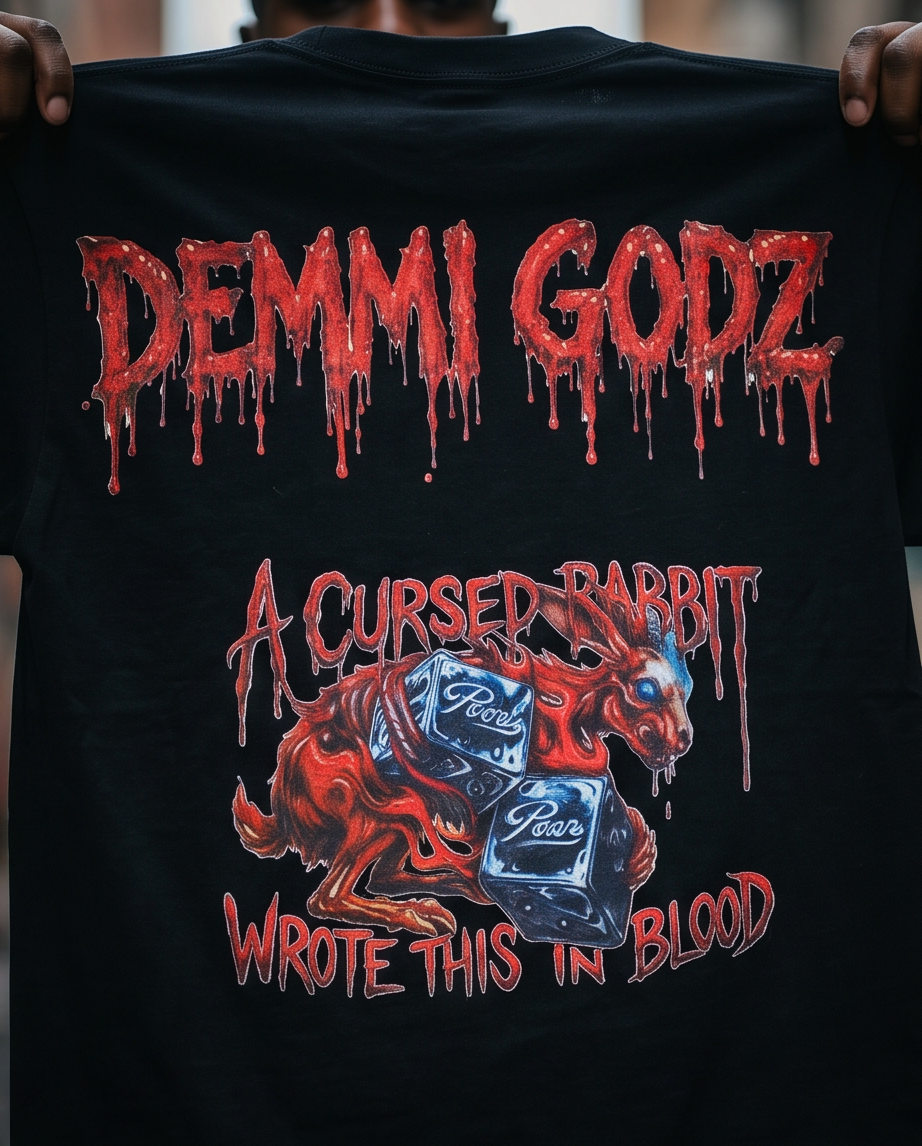 Cursed Rabbit — Urban Shirt & Short Set (Size S)