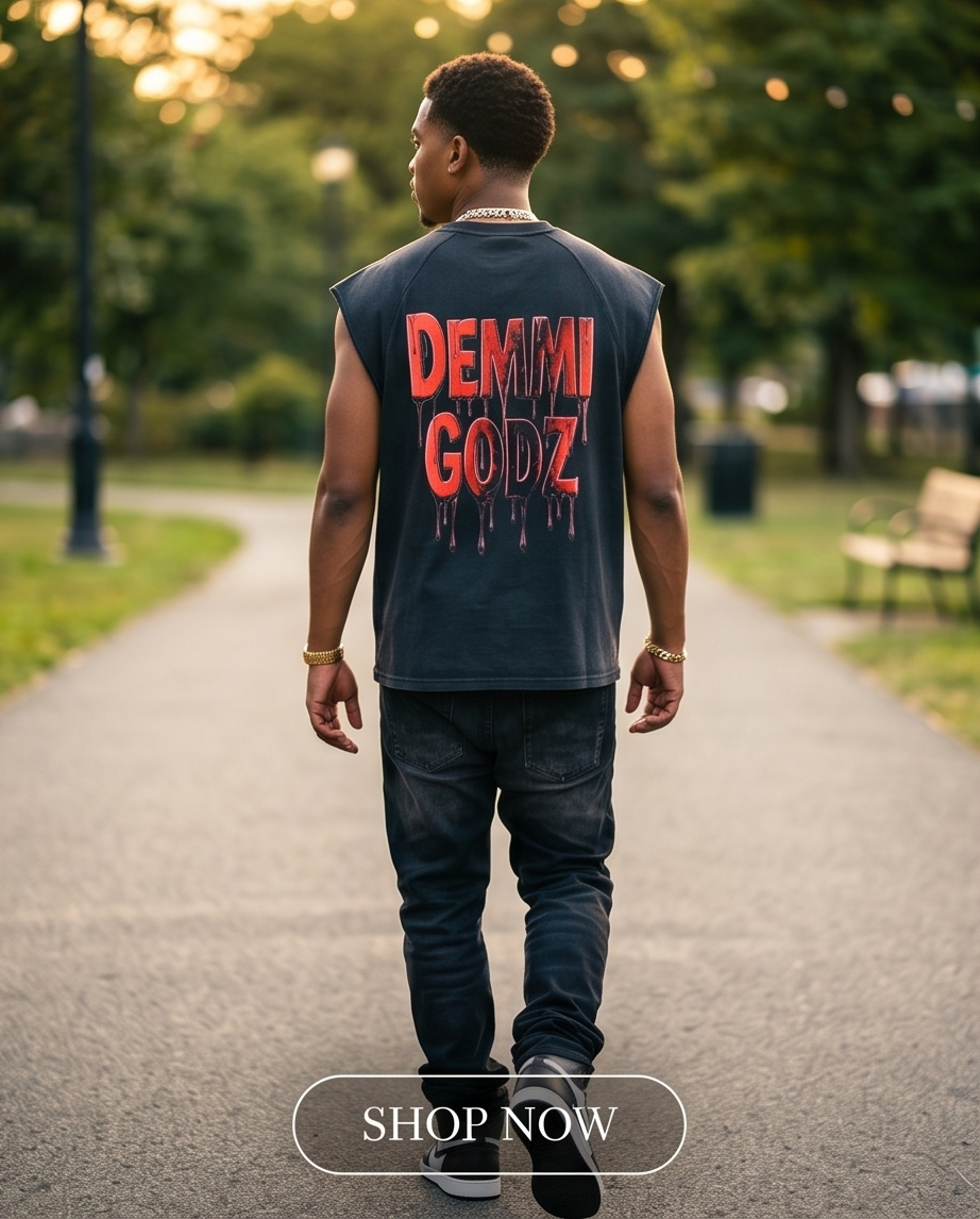 Black Snow Washed Cutoff Tank for Men - Oversized XL Urban Casual Wear for Ultimate Style and Comfort - Demmi Godz Clothing Company
