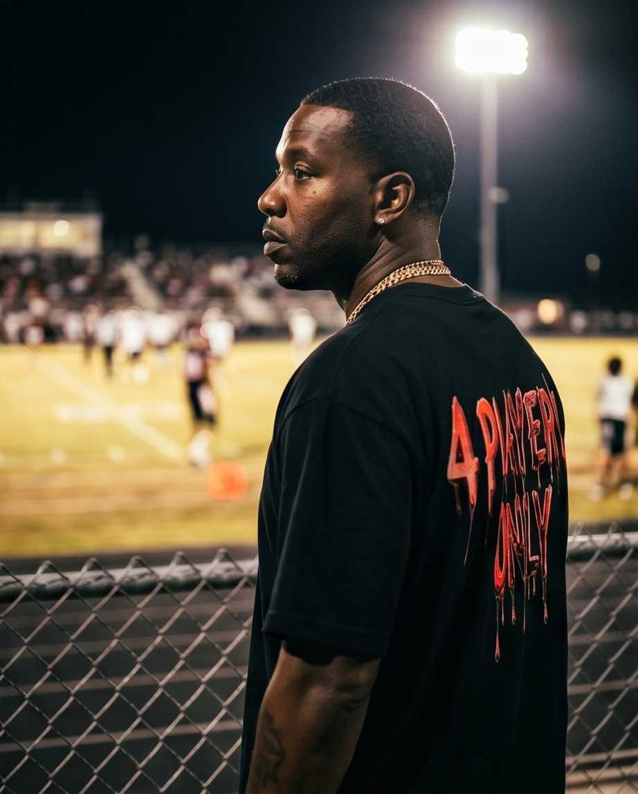 "Above All Bullsh*t" — Black Heavyweight Streetwear Tee (2XL) — One-of-a-Kind