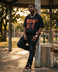 Snow-Washed “For Players Only” Men’s Crop Tee — Large (One-of-a-Kind)