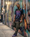 Vintage “The Drank Is Dead” Snow-Washed Oversized Heavyweight Tee — Large — One‑of‑a‑Kind Streetwear