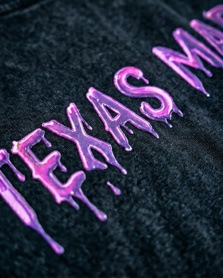 Oversized Vintage Wash Tank — Tattered Distressed Hem (Large) — "Dallas P Culture"